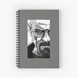 Silly Goofy Walter White Spiral Notebook
