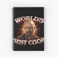 World's Best Cook Walter White Breaking Bad Spiral Notebook