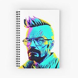 Walter White Futuristic Spiral Notebook