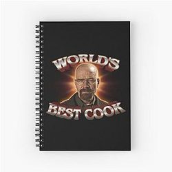 Worlds Best Cook Walter White Breaking Bad Spiral Notebook