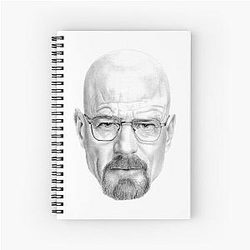 Walter White Breaking Bad Spiral Notebook