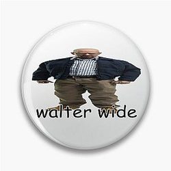 Walter White Breaking Bad Parody Pin