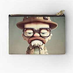 Walter Heisenberg Drawing Zipper Pouch