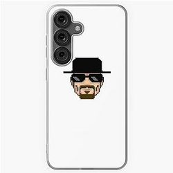 Walter White Pixel Art Samsung Galaxy Soft Case