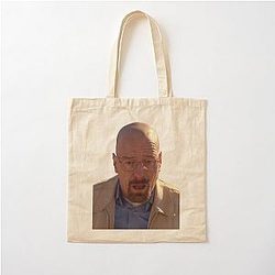 Shocked Walter White Meme Cotton Tote Bag