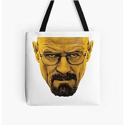 Walter White Face All Over Print Tote Bag