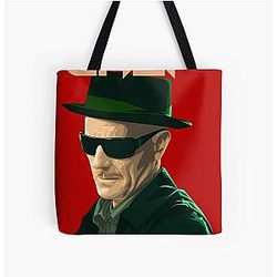 Walter White the Cook All Over Print Tote Bag