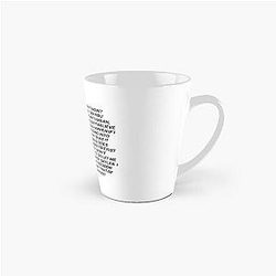 Walter White Speech I am the one who knocks Tall Mug