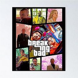 Breaking Bad Walter White Classic T-Shirt Poster