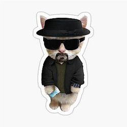 Walter White Heisenberg Sticker