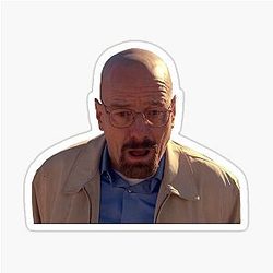 Walter White Breaking Bad Meme Sticker