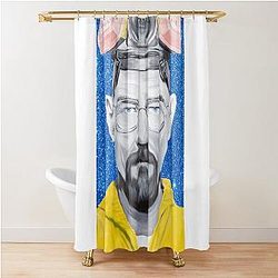 Walter White Breaking Bad Heisenberg Shower Curtain