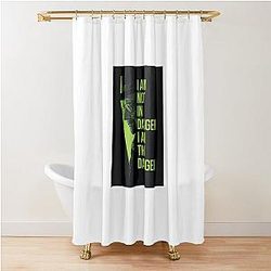 Walter White Background Black Shower Curtain