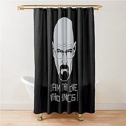 Walter White - I Am The One Who Knocks Shower Curtain