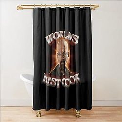 World's Best Cook Walter White Breaking Bad Shower Curtain