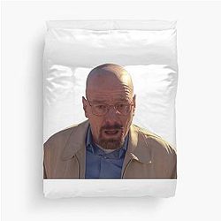 Shocked Walter White Meme Duvet Cover becomes 
Shocked Walter White Duvet Cover