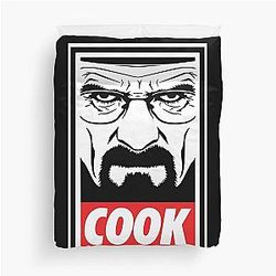 Walter White Breaking Bad Pop Art Duvet Cover