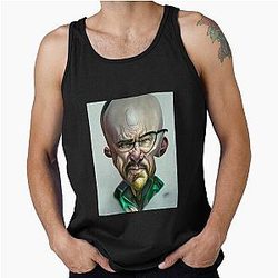 Breaking Bad Walter White aka Heisenberg portrait 1 - AI generated Art Tank Top