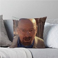 Walter White Meme Throw Pillow