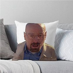 Shocked Walter White Meme Pillow