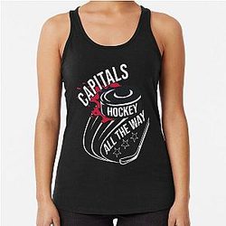 Art Washington Capitals Racerback Tank Top