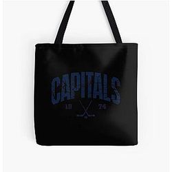 Art Washington Capitals All Over Tote Bag