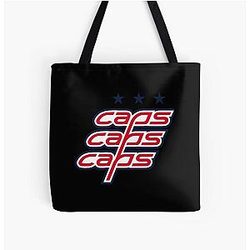 Art Washington Capitals All Over Print Tote Bag