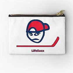 Washington Capitals Colors - Angry Guy Zipper Pouch