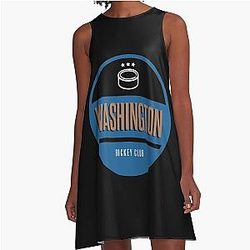 Art Washington Capitals A Line Dress