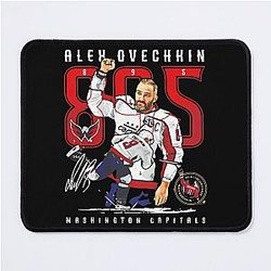 Art and Washington Capitals Mouse Pad