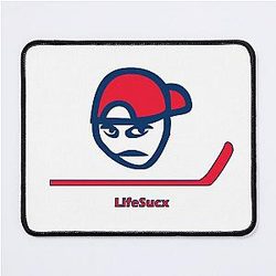 Washington Capitals Colors Angry Guy Mouse Pad