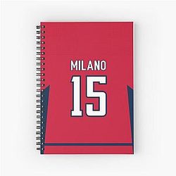 Washington Capitals Sonny Milano Away Jersey Back Phone Case Notebook