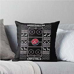 Art Washington Capitals Throw Pillow