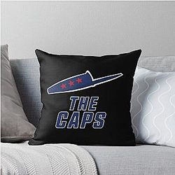 Art Washington Capitals Throw Pillow