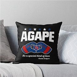 Art Washington Capitals Throw Pillow