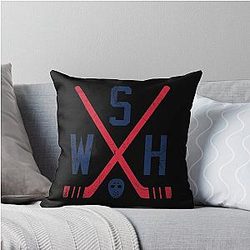 Art Washington Capitals Throw Pillow