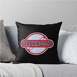 Art Washington Capitals Throw Pillow