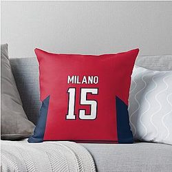 Washington Capitals Sonny Milano Away Jersey Throw Pillow Phone Case