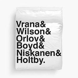 Washington Capitals 2nd Powerplay Unit Duvet Cover