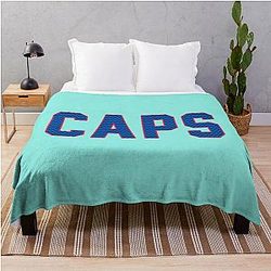 Washed DC Capitals Throw Blanket
