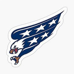 Washington Capitals Reverse Retro Logo Sticker