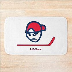 Washington Capitals Colors Angry Guy Bath Mat