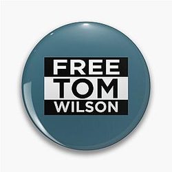 Free Tom Wilson Washington Capitals Pin