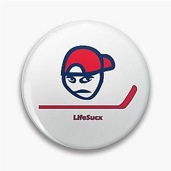 Washington Capitals Colors - Angry Guy Pin