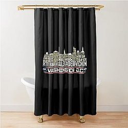 Art Washington Capitals Shower Curtain