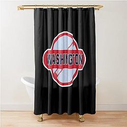 Art Washington Capitals Shower Curtain