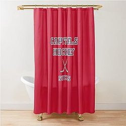 Washington Capitals Hockey Shower Curtain