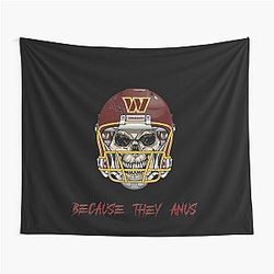 Art Washington Commanders Tapestry