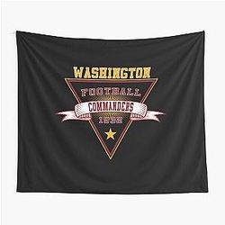 Art Washington Commanders Tapestry