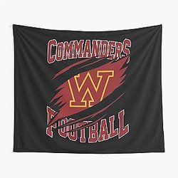 Art Washington Commanders Tapestry